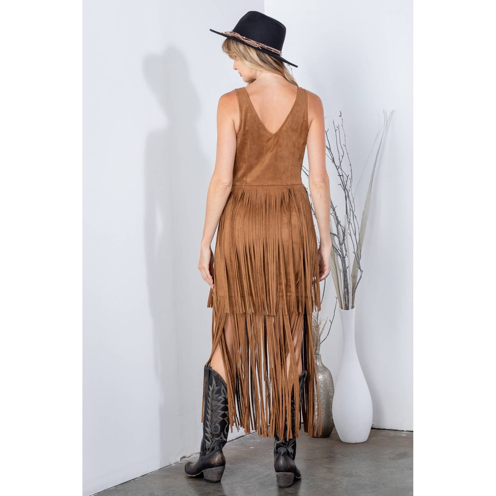 REVEROF – wholesale Klänning - Dam – SÖDRA FRANS MOCKA KLÄNNING24