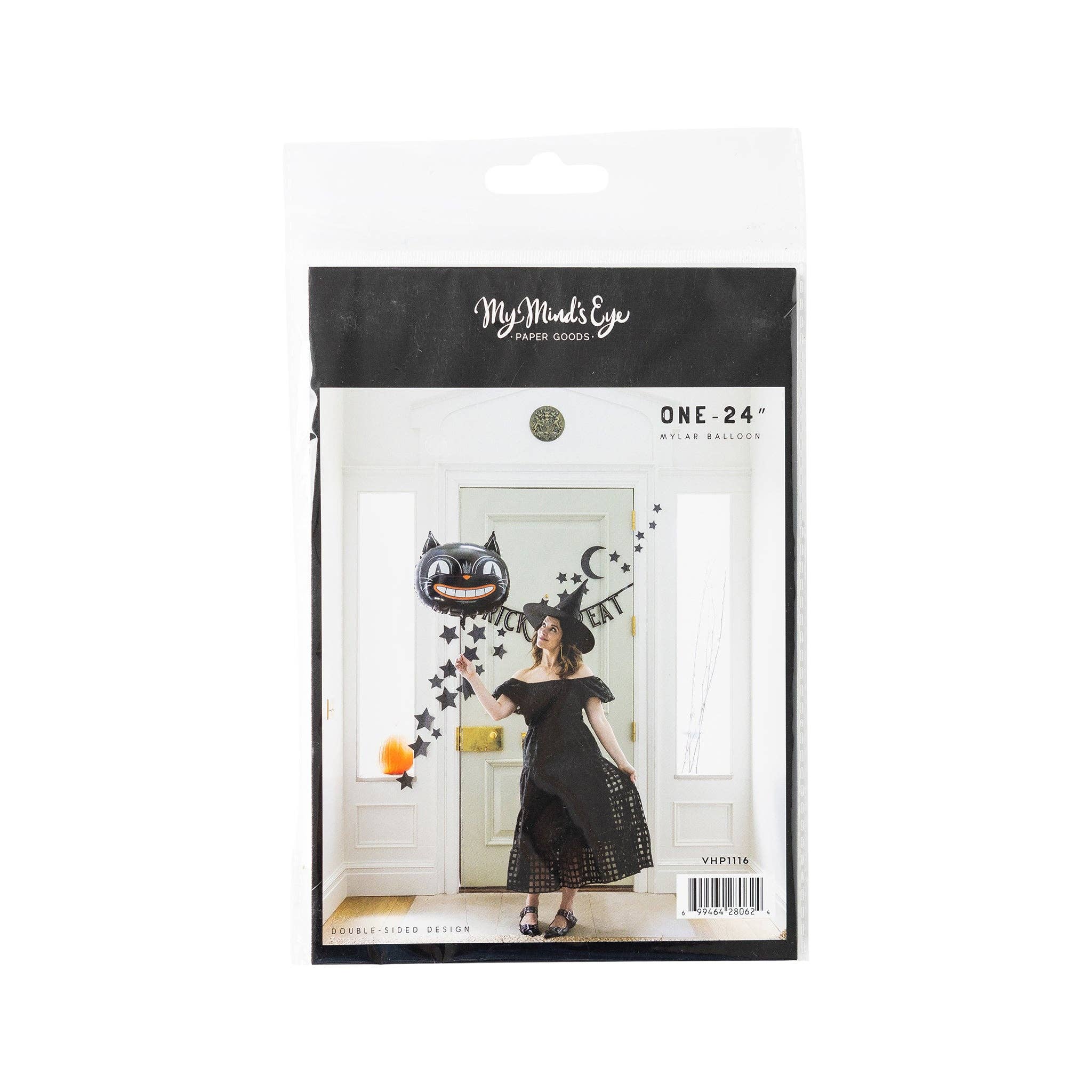 My Mind’s Eye - Wholesale Balloon - VHP1116 - Vintage Halloween Cat Mylar Balloon3