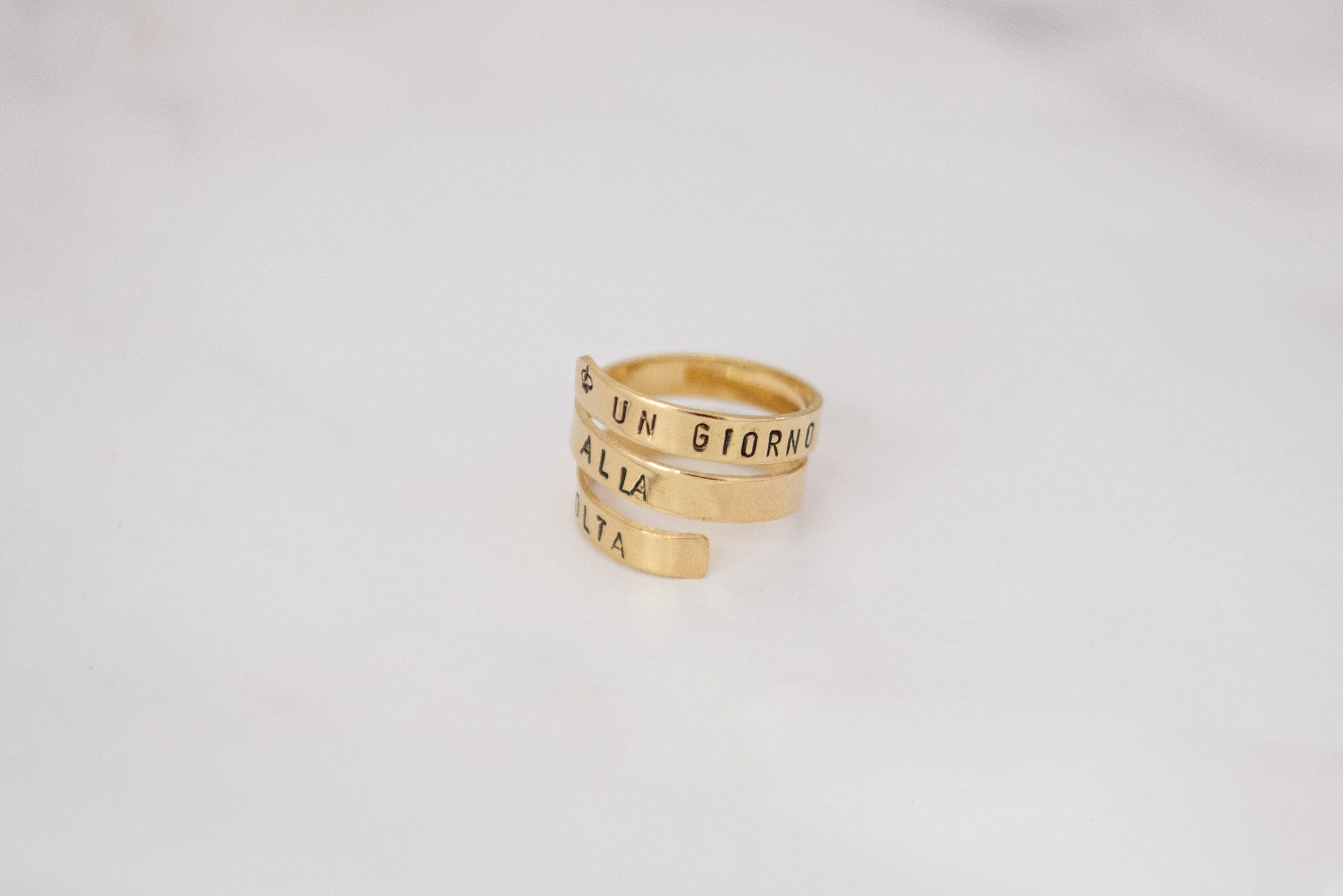 Loti jewels - Wholesale Band/Stacked Ring - ROUND BRASS RING WITH ENGRAVING5