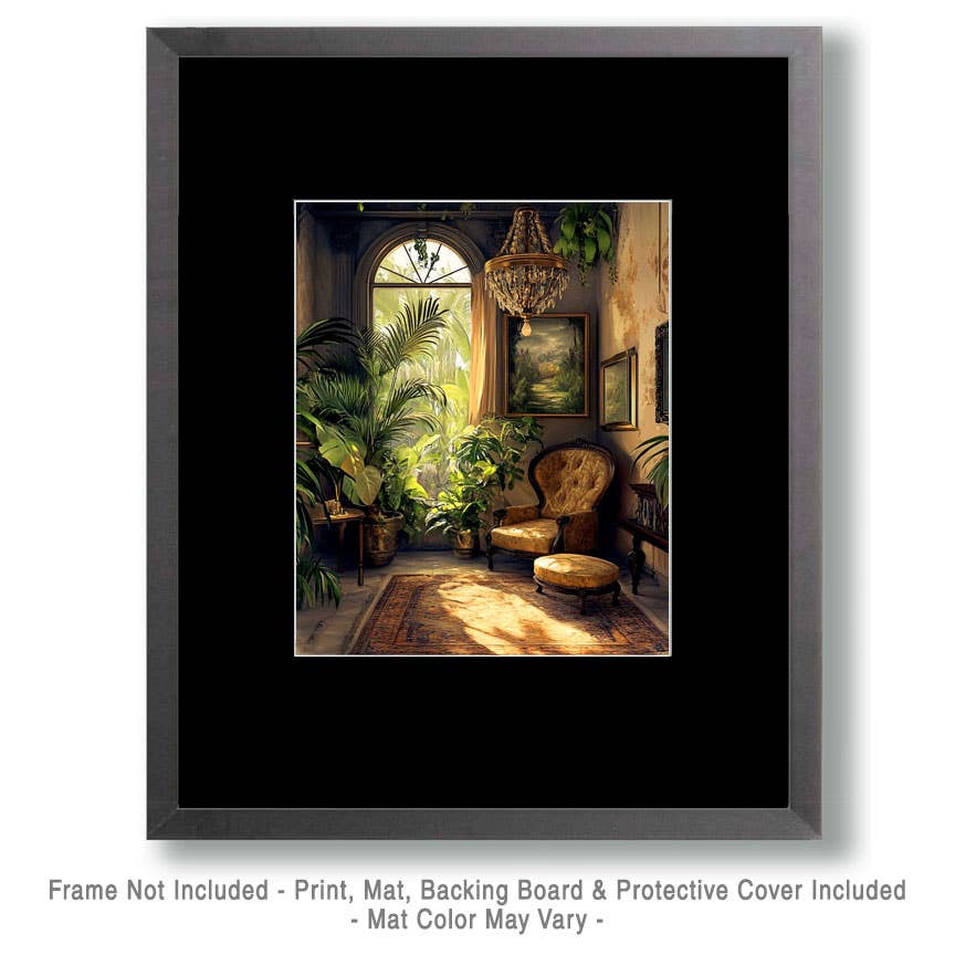 Mowbi - Wholesale Art Print - Victorian Room - Vintage Art Prints - 8"x10" Art Print for 11"x14" Frame1