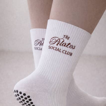 Pilates Social Club Griffsocken für den Großhandel von Grip & Flow