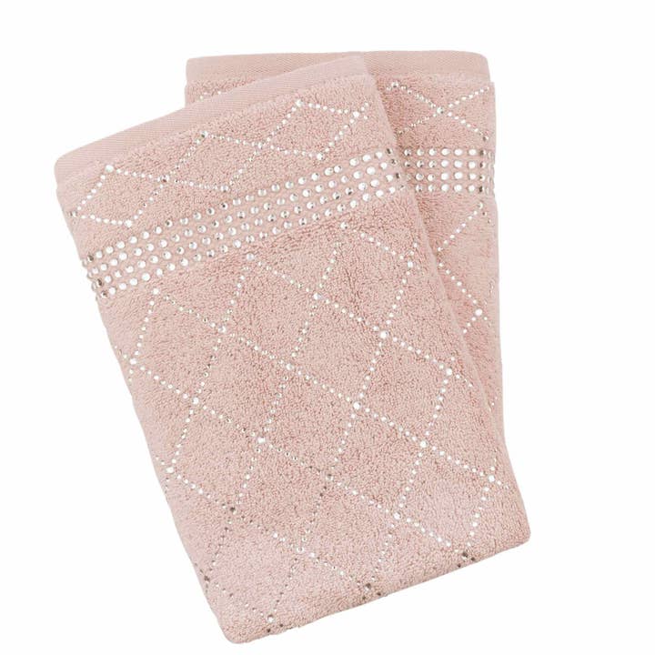 Sparkles Home – Großhandel Händehandtücher – Atlas Rhinestone Handtuch (2er-Set)2