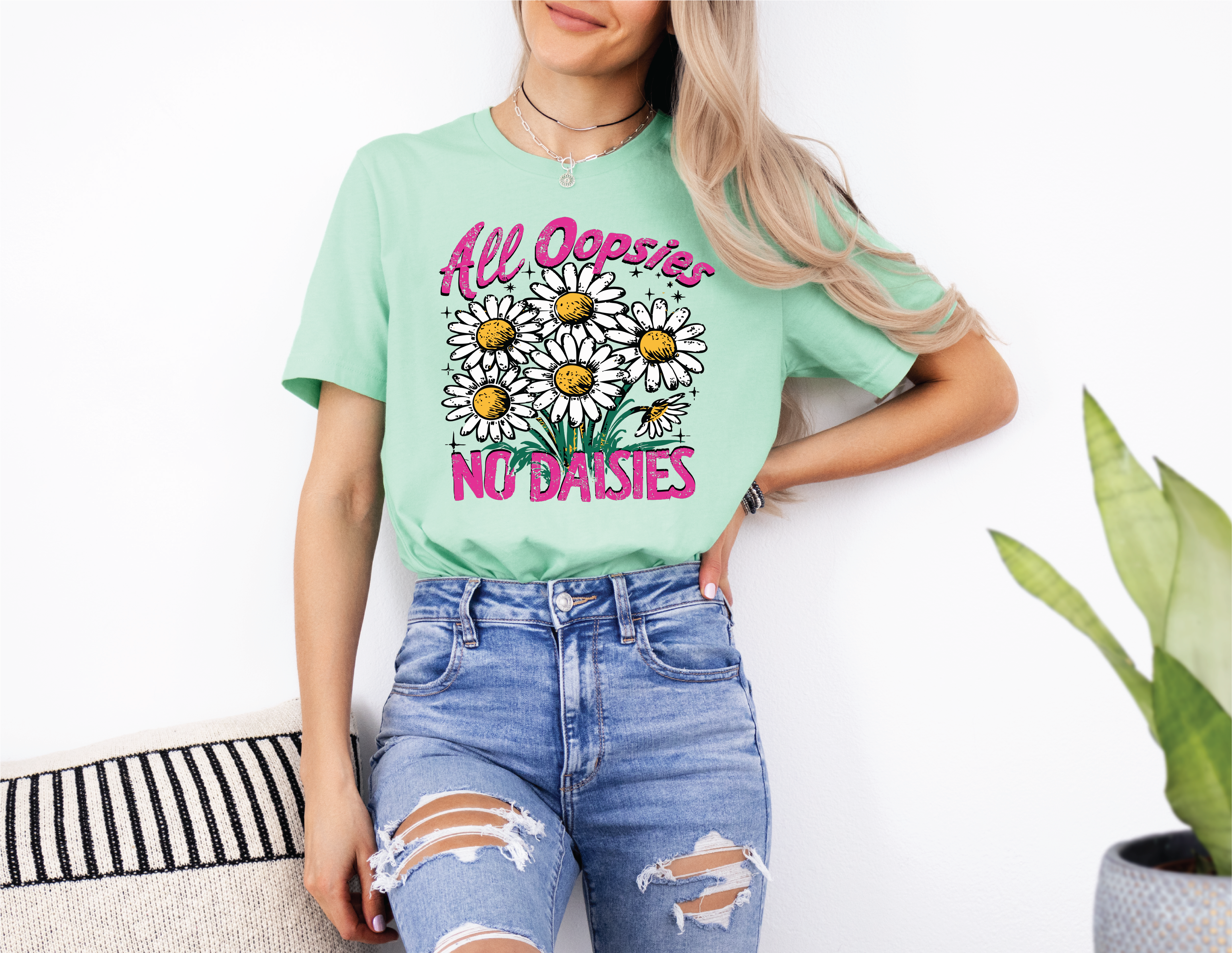 Southern Attitude Designs Inc - Wholesale T-Shirt (Graphic) - Women's - All Oopsie No Daisy0