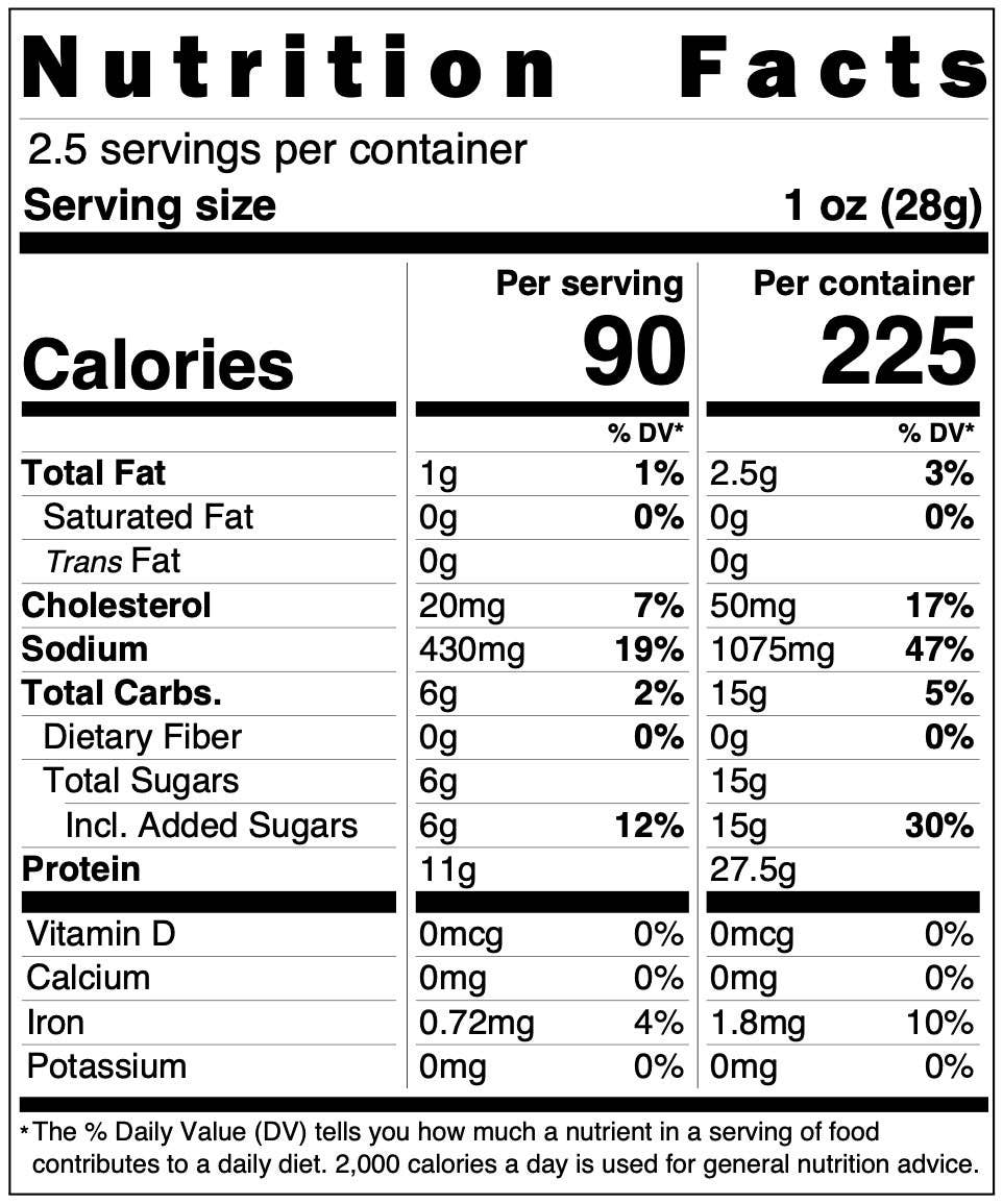 Jurgy - Wholesale Jerky - Hot Honey Jurgy Beef Jerky1