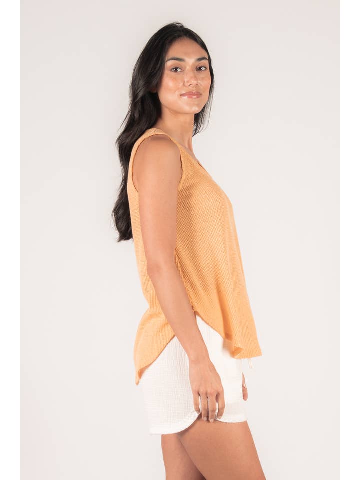 Before You Collection - Wholesale Knit Top - Women's - Yoko Fabric Knit Round Neck Sleeveless Top3