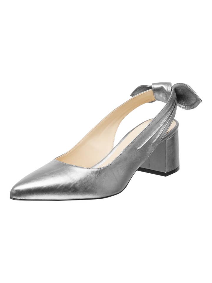 metallic grey pump 'Brooke' for wholesale on Faire