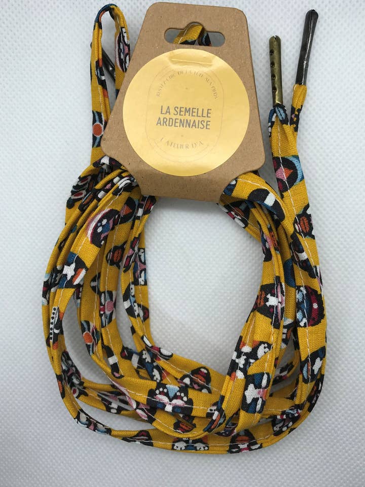 Printed laces for wholesale by La Semelle Ardennaise