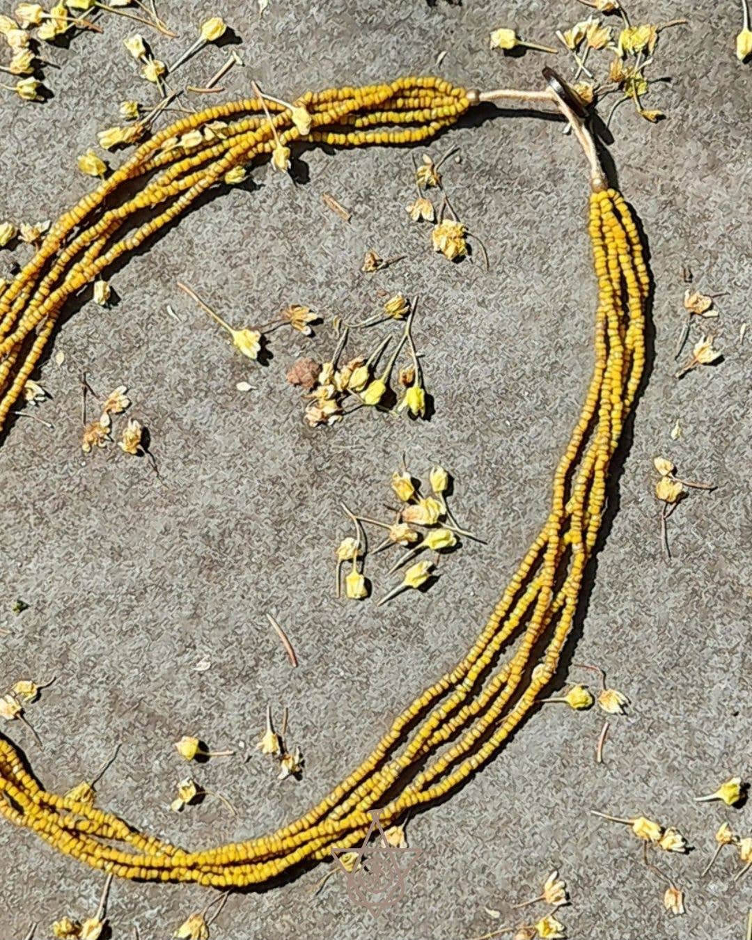 Koperberg - Vendita all'ingrosso Collane di perline/perle - Collana artigianale Bonda con perline di vetro riciclate15