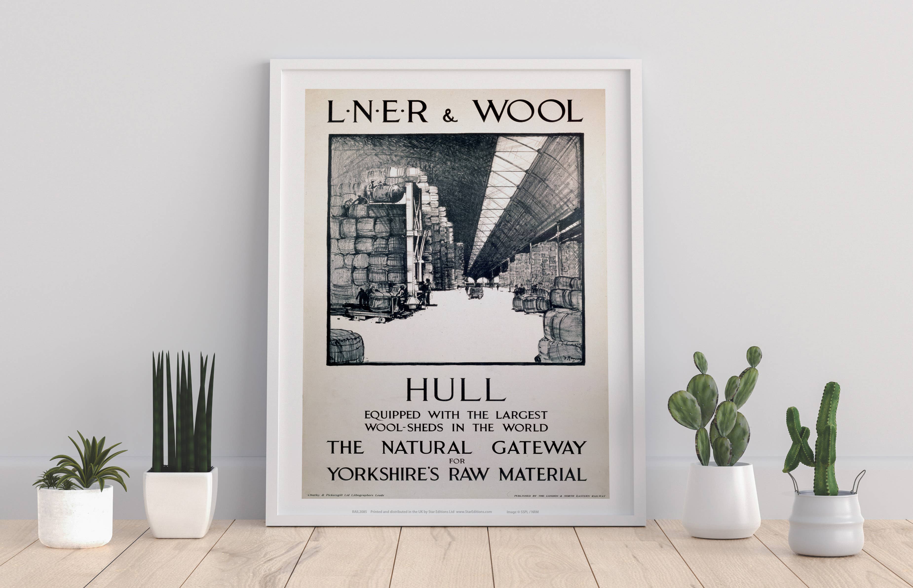 Star Editions – wholesale Art print – Lner And Wool - Hull - 11X14” Premium Art Print