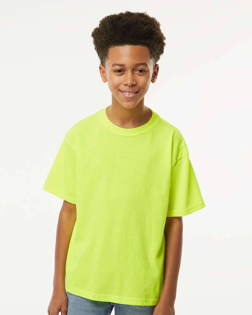 MYES BULK APPAREL - Wholesale T-Shirt - Kids - Kids Gold Soft Touch Tee – Lightweight & Durable Fit42