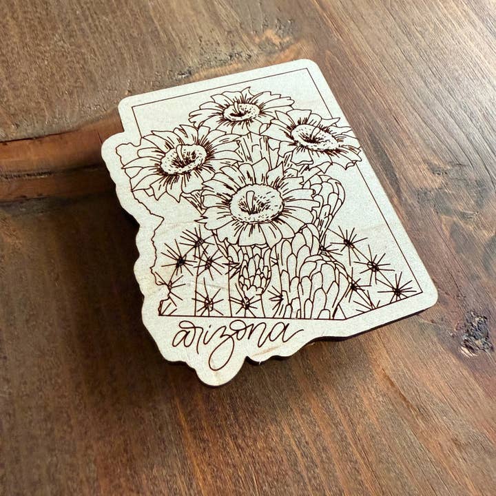 Made by One32 - Wholesale Magnet - Arizona State Flower Magnet