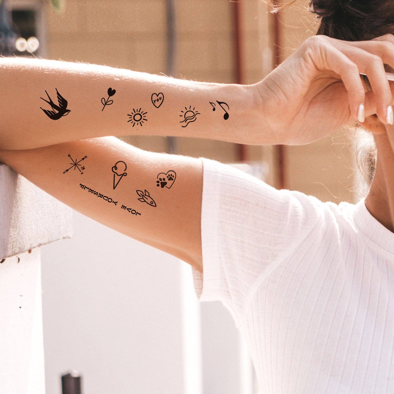 Wrapables.com - Wholesale Temporary Tattoo - Wrapables Tiny Finger and Hand Tattoos 10pcs6