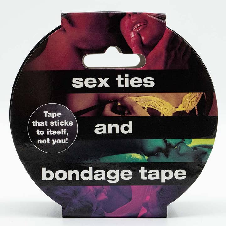 Creative Conceptions LLC - Wholesale Sex Toy - Sex, Ties & Bondage Tape - Black *Phthalate free*1