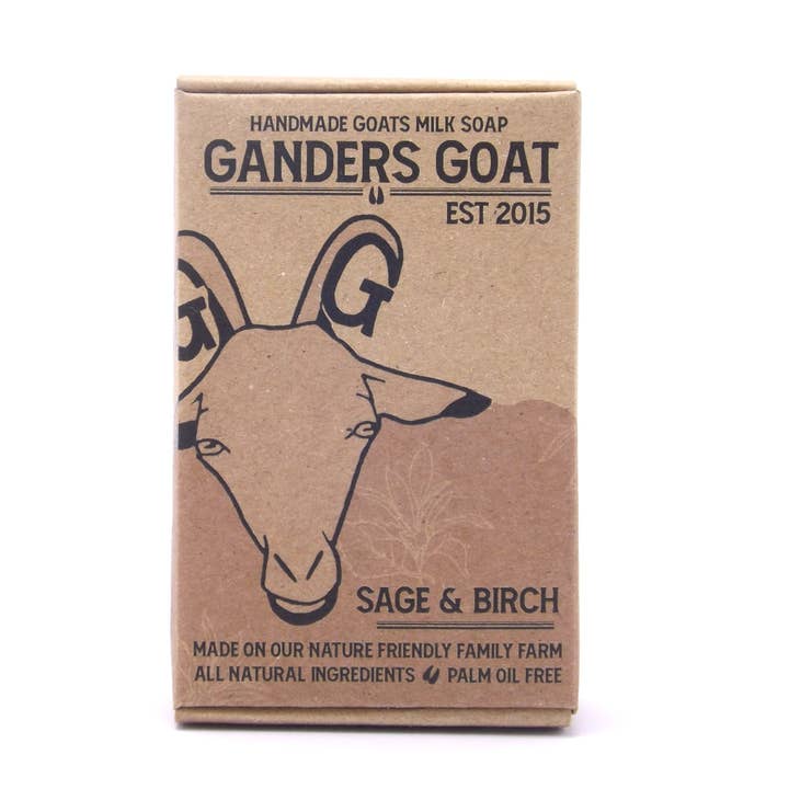 Ganders Goat - Vente Pains de savon - Savon à la sauge et bouleau1