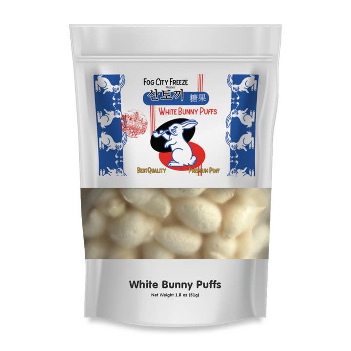 Fog City Freeze - Wholesale Hard Candy - White Bunny Puffs