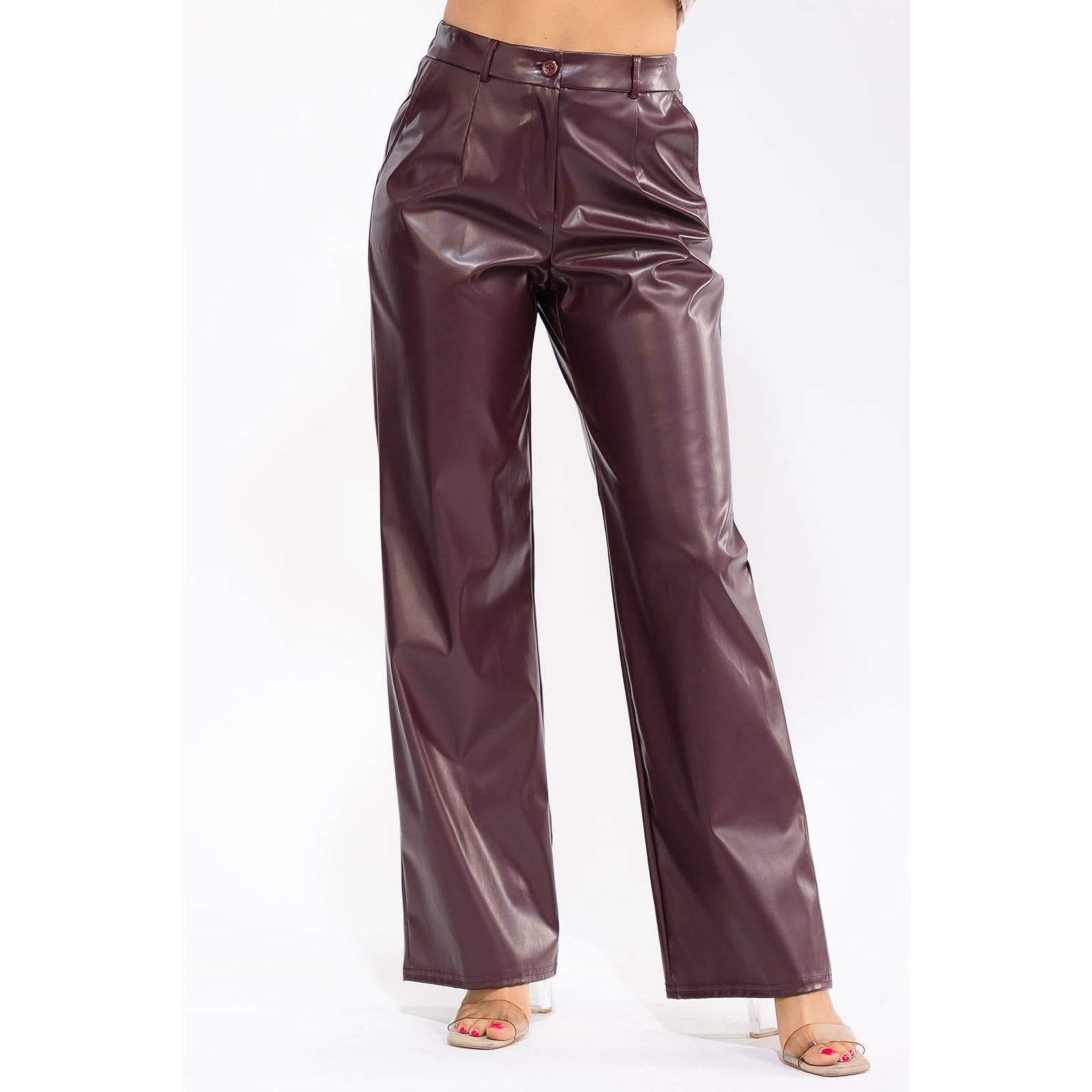 Black Pearl Clothing - Wholesale Pants - Women's - URBAN LUXE LEATHER PANTS0