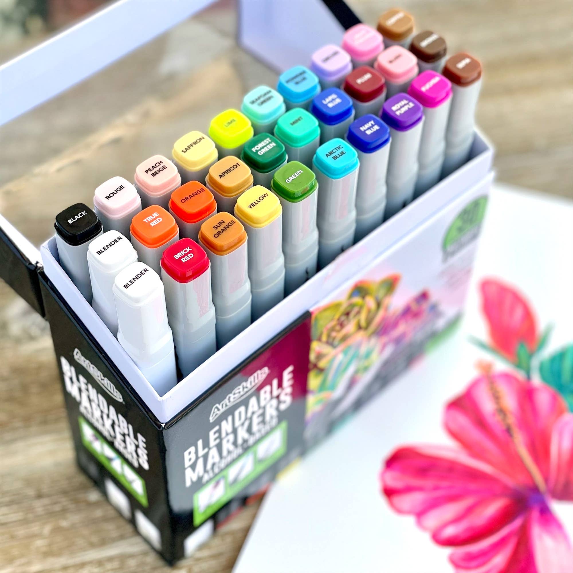 ArtSkills - Wholesale Marker - Dual-Tip Alcohol Markers, 30 Markers2