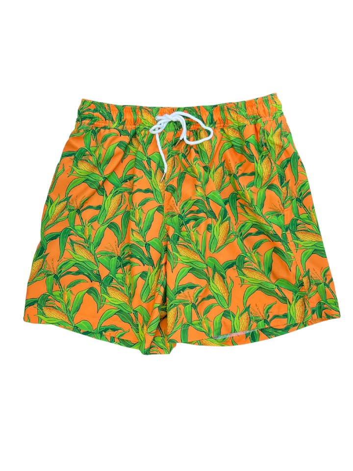 Maïs sur la Cabane Maillot de Bain Homme pour la vente par Kelso & Company