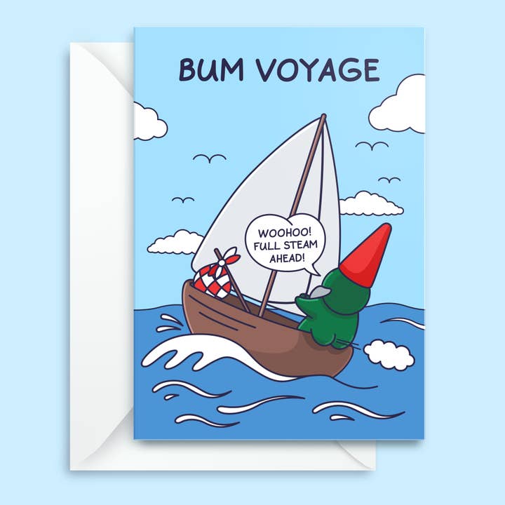 Cheeky Legends - Wholesale Retirement Card - Bum Voyage - Funny Leaving Card, Retirement, Goodbye Card3
