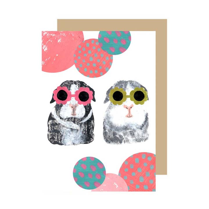 CC04- Par marsvin med balloner for engroshandel hos IzziRainey