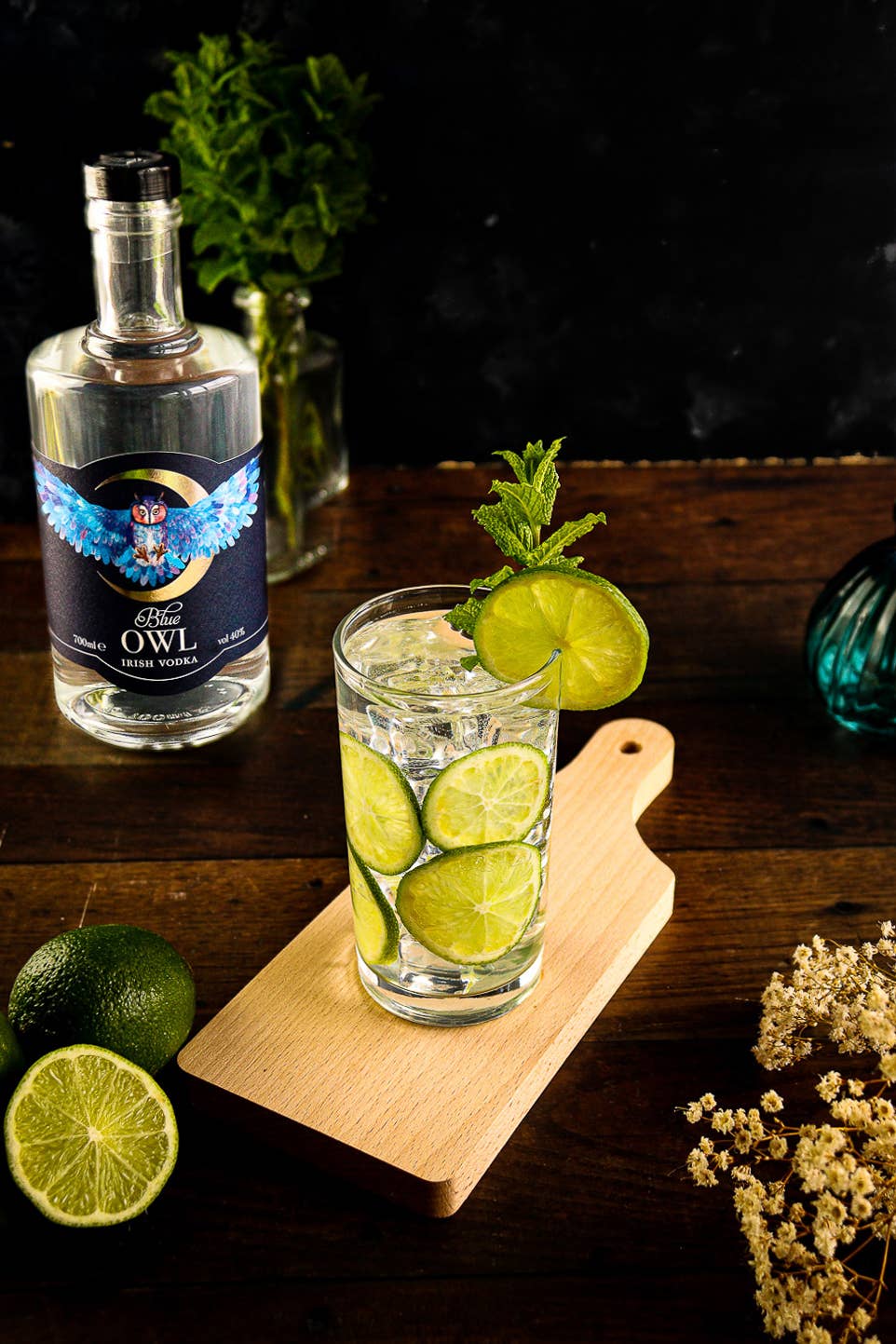 Listoke Distillery – Engroshandel Vodka – Blue Owl Irish vodka1