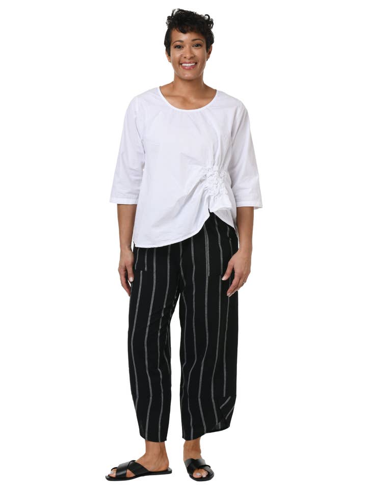 Tulip Clothing - Wholesale Pants - Women's - CV323 Ariana Pant in Hinsdale Stripe