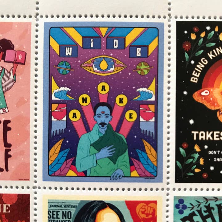 The Portland Stamp Company - Wholesale Rubber/Decorative Stamp - Amplifier Foundation AR Lick & Stick Benefit Stamps7