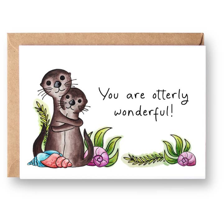 Whimsicals Paperie – Großhandel Briefpapier-/Postkarten-Set – Verschiedene Punny Pals Notizkarten in Schachteln, lustige Tier-Notizkarten8