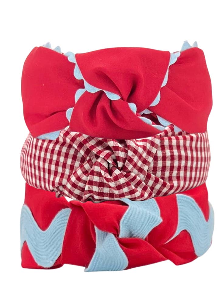 Team Spirit Bundle in Rot und Hellblau — mit Optionen für den Großhandel von Pretty Happies