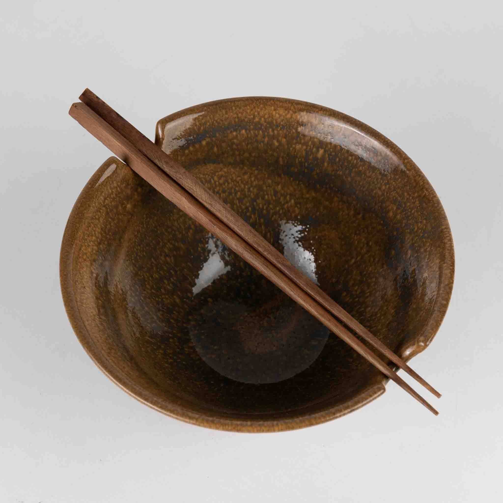 Ten Thousand Villages - Wholesale Serve Bowl - Chopsticks & Terracotta Bowl Set4