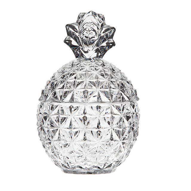 Caja/plato con tapa de piña, decoración costera para venta al por mayor de Godinger