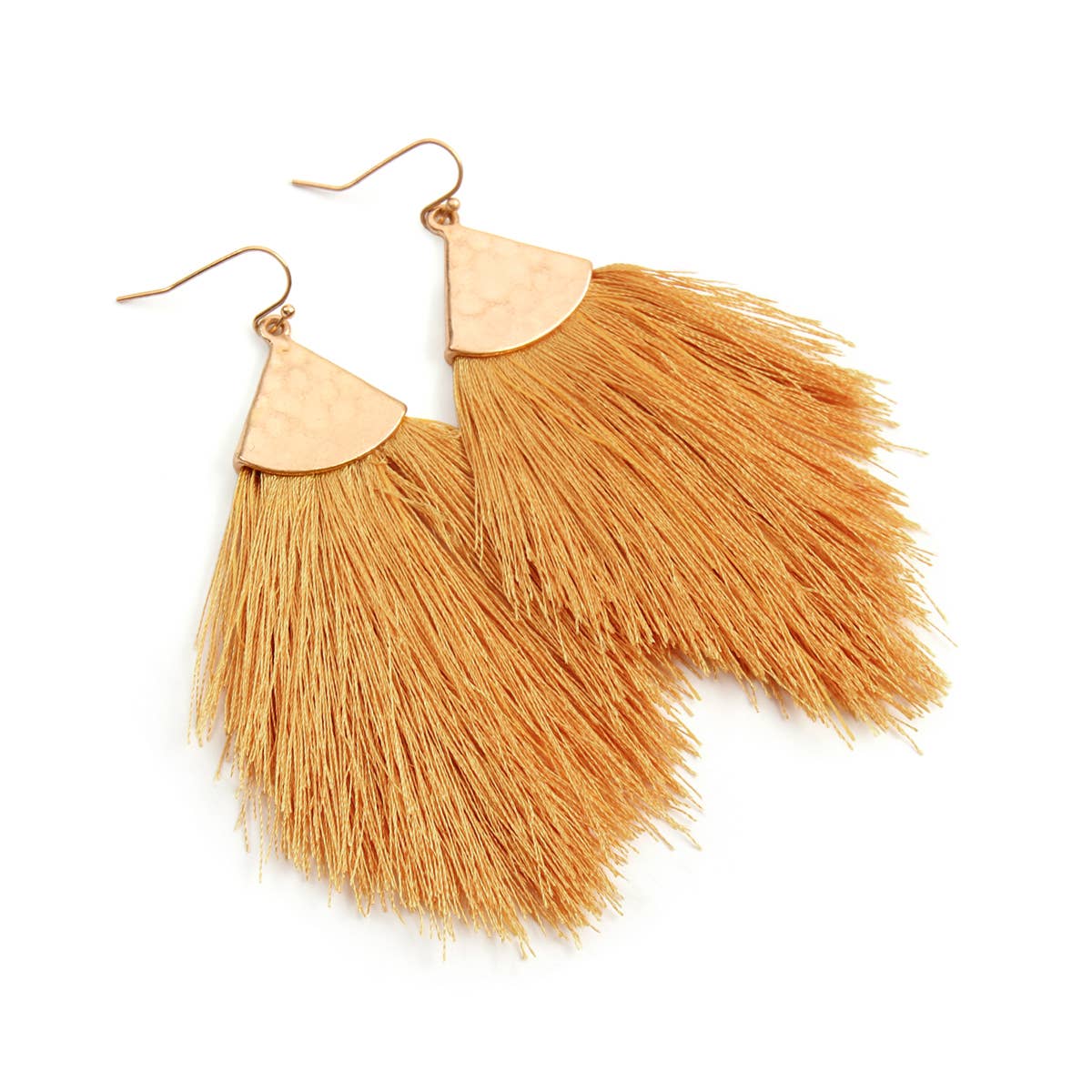 MYS Wholesale Inc - Wholesale Tassel Earrings - Tassel With Hammer Metal Hook Drop Earrings47