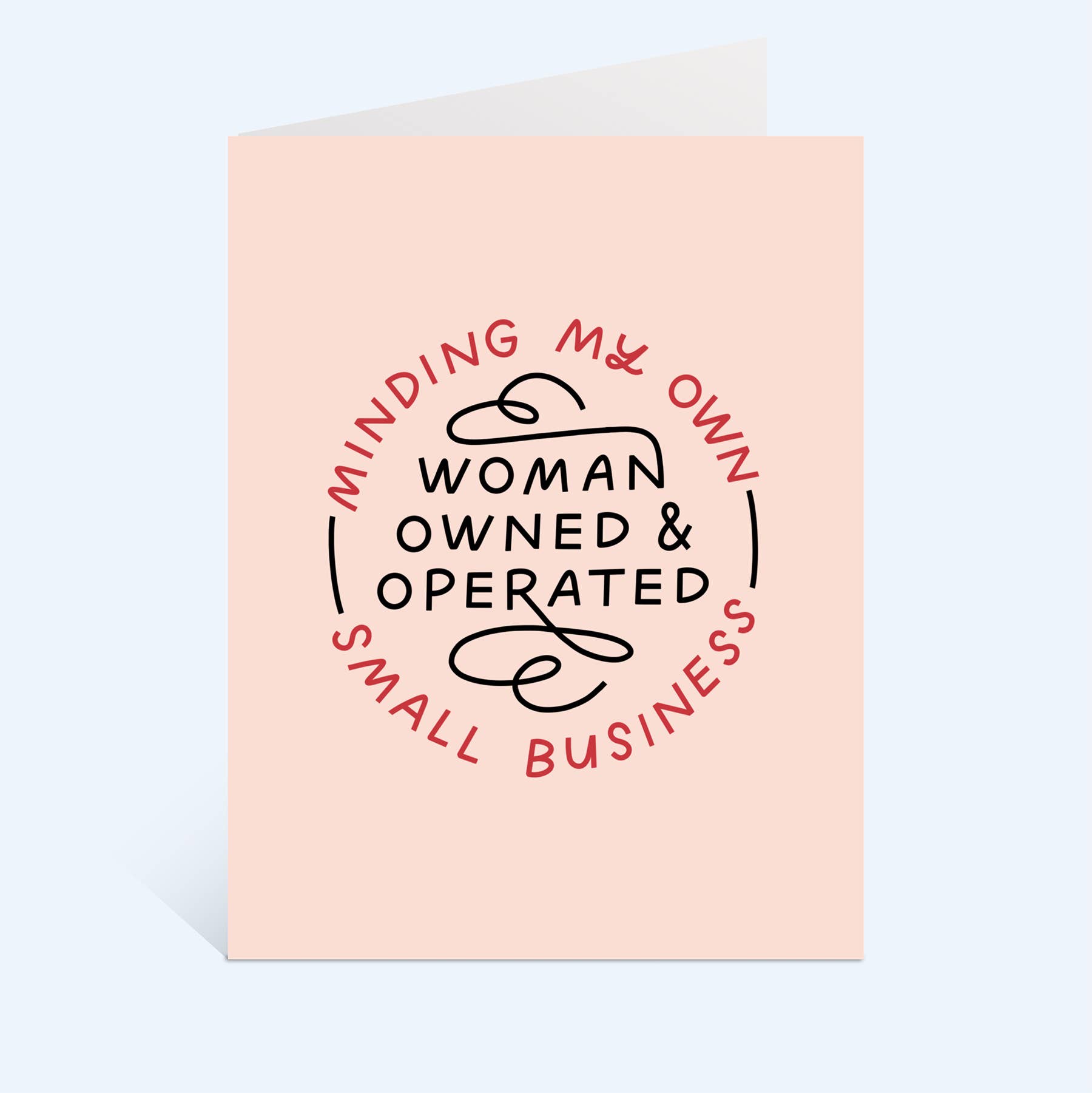 Just Follow Your Art - Wholesale Everyday Greeting Card - Minding My Own Woman Owned & Operated Small Business Card1