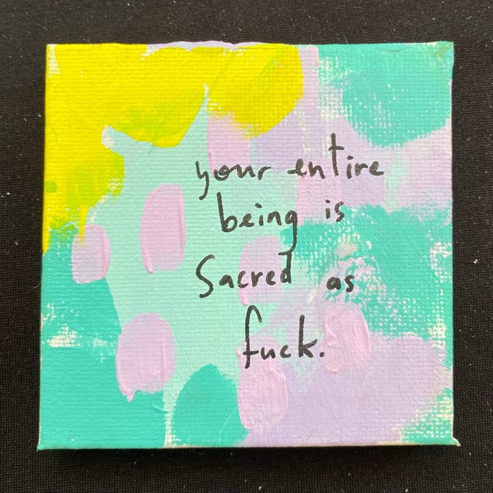 Artifacts of Joy - Wholesale Painting/Drawing - Tiny Feminist Paintings29