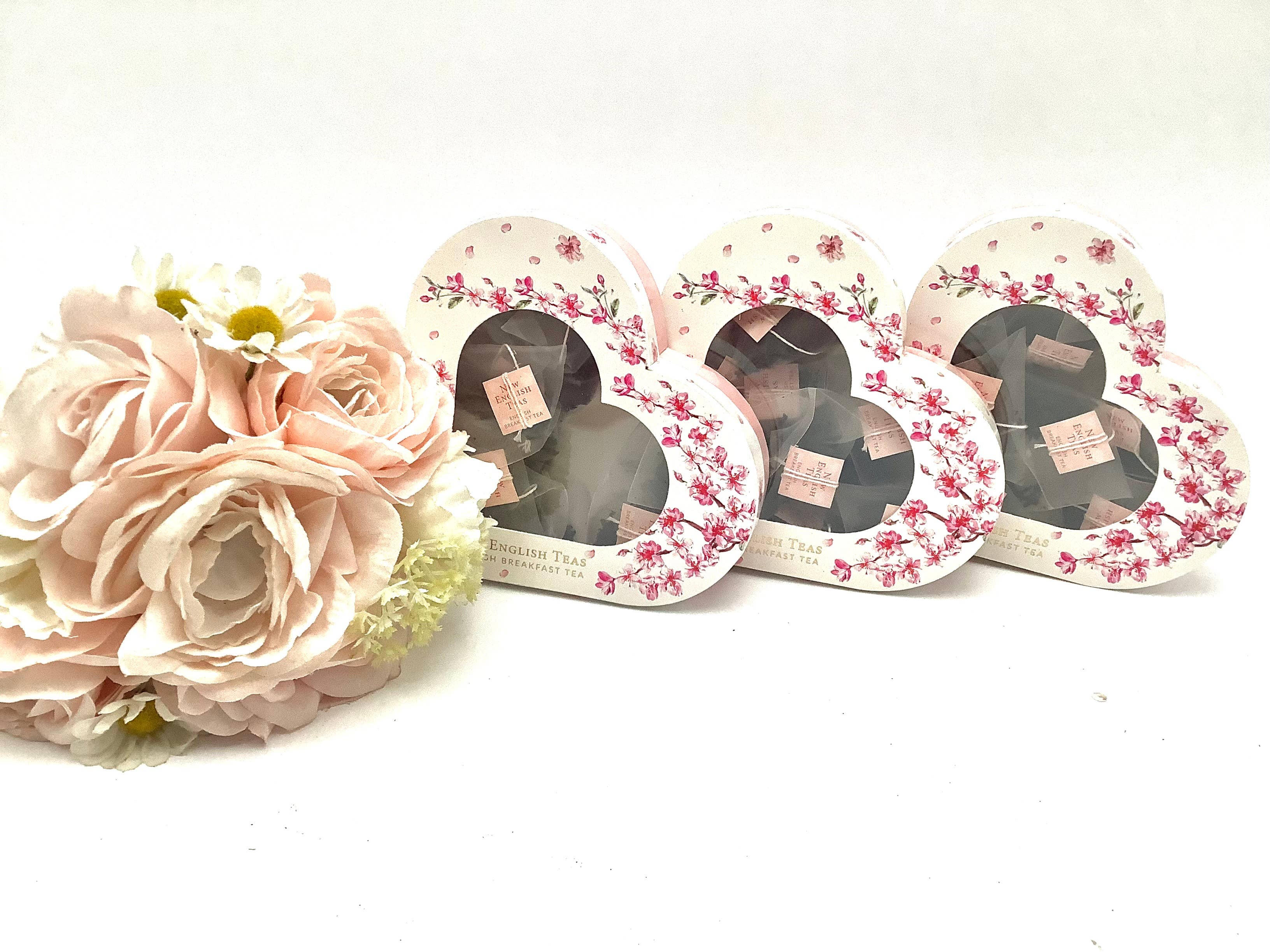 All Little Cute Things – Engroshandel Teposer – Hjerteformet teæske. Kirsebærblomst Engelsk Te2