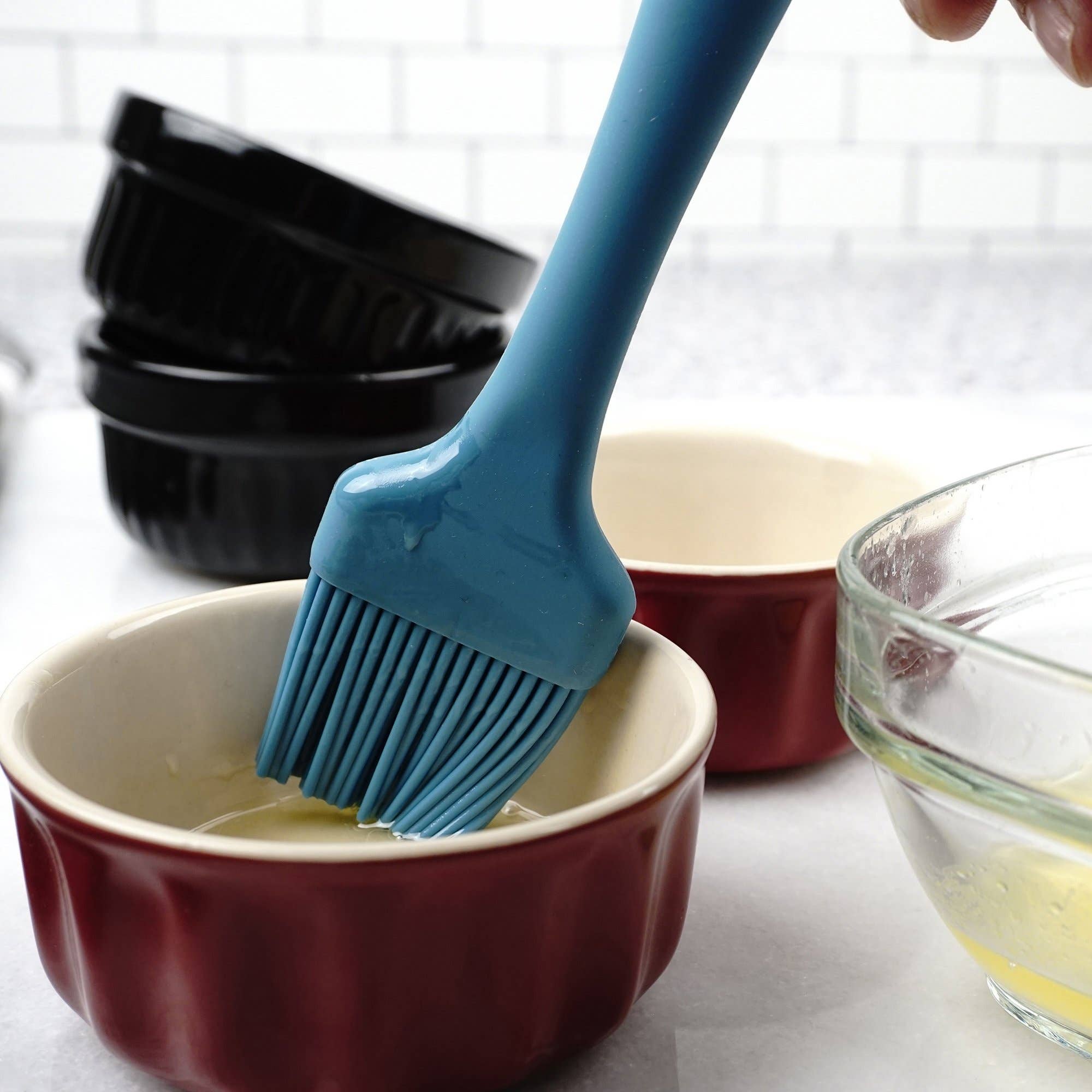 RSVP International - Wholesale Basting Brush - Silicone Basting Brush - Turquoise8