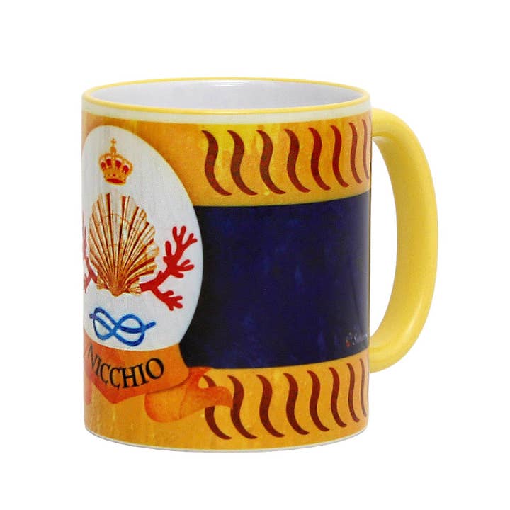 SublimArt - Vendita all'ingrosso Tazza - PALIO DI SIENA: Tazza in porcellana stampata Set da 4 pezzi: NICCHIO+DRAGO+MONTONE+TARTUCA
