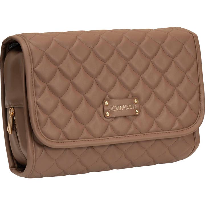 Magid – wholesale Toiletry bag – women's – Joan & David The Teardrop Quilted Roll Hanging Toiletry Bag7