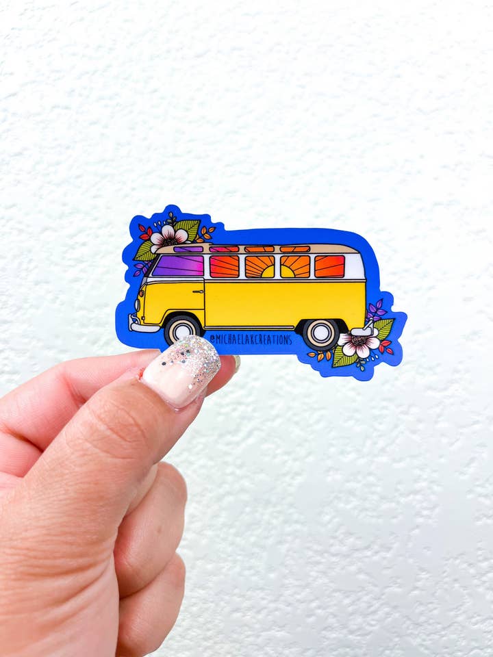 VW Bus Sticker | Stickers | Stickers for Hydroflask | Summer for wholesale by Michaela K Creations