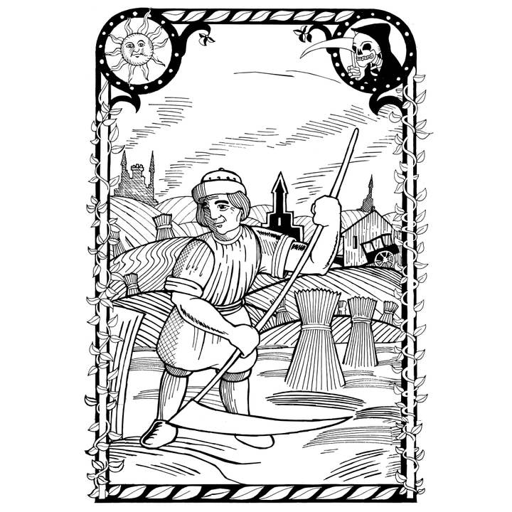 Hillary's Toy Box LLC - Wholesale Coloring & Activity Book - Adult - Of Popes & Plagues Coloring Book1