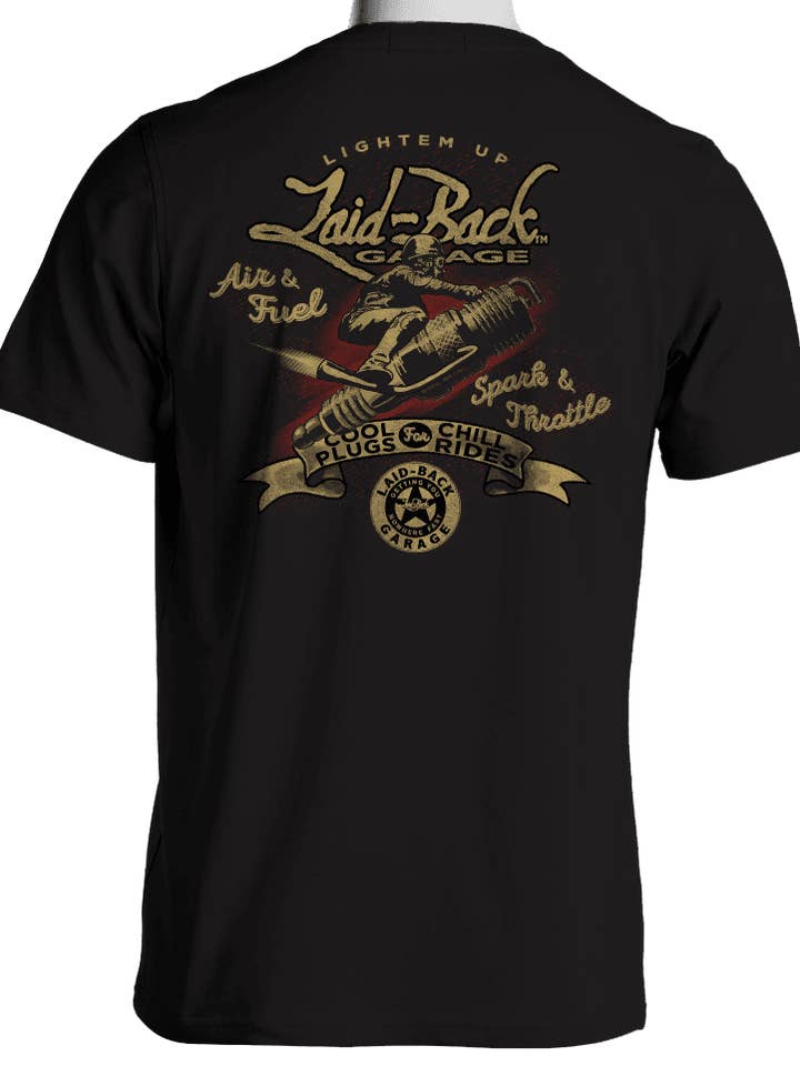 Spark Rider T-Shirt for wholesale by Laid-Back USA