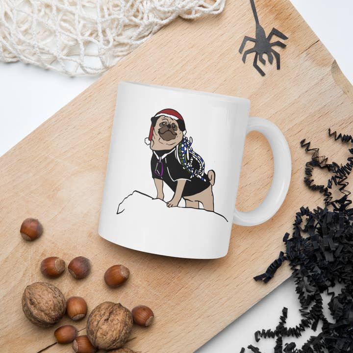 Vinny the Pug Coffee Mugs for wholesale by Club No-Kill 2027 Coffee Mugs