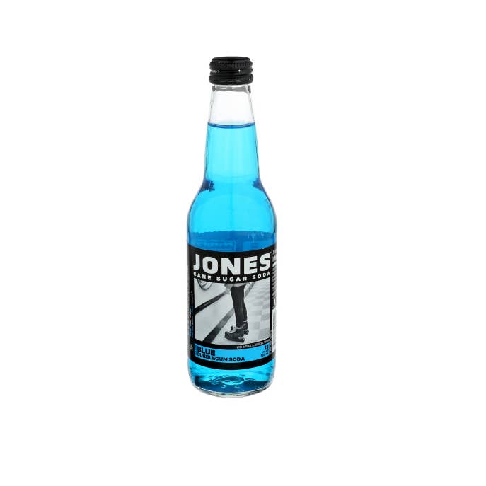 Jones Blue Bubblegum Soda - 12oz/12PK for wholesale by L&F Universal Goods