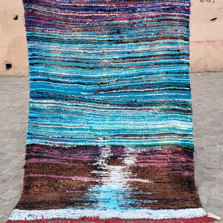 SOUK in the CITY – wholesale Area rug – Doublesided Kilim Boucherouite S13