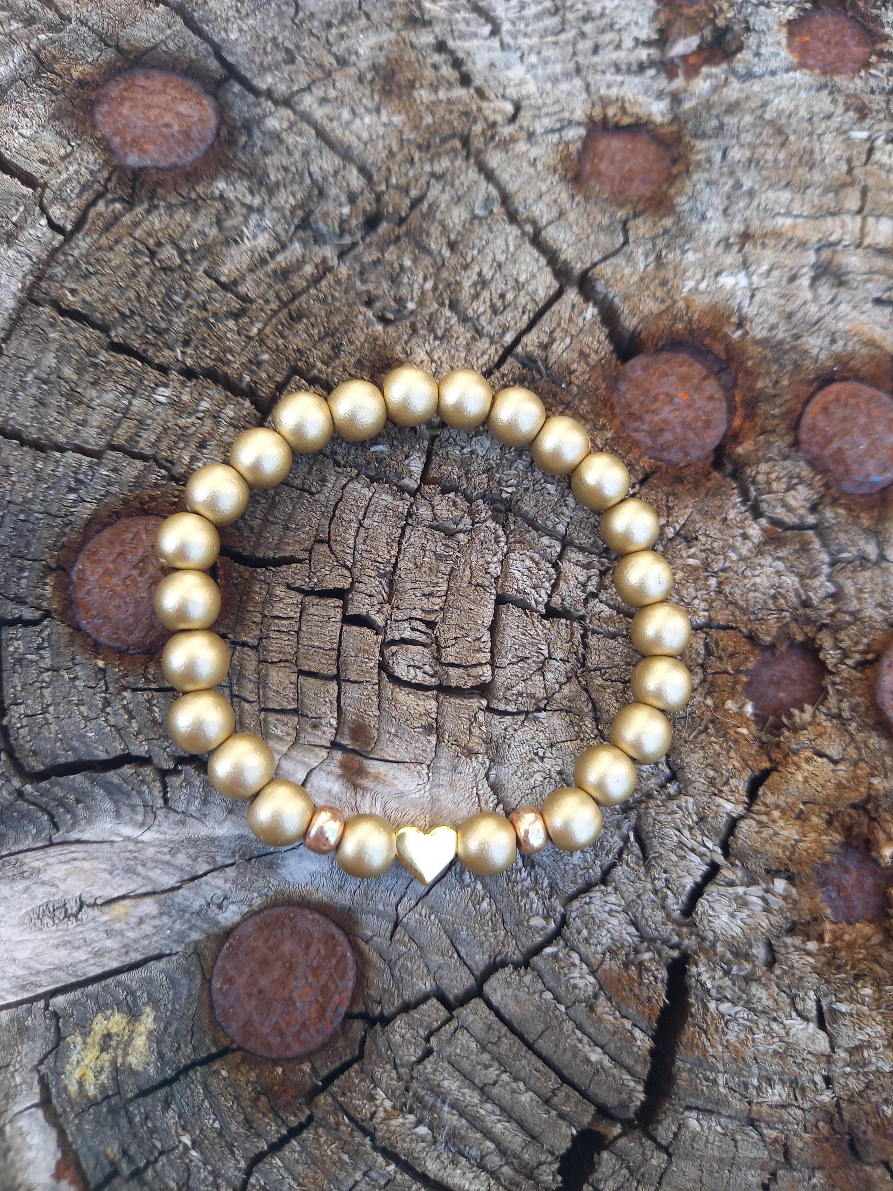 Happy by Lies - Vente Bracelet de perles – enfant - Bracelet enfant avec cœur5