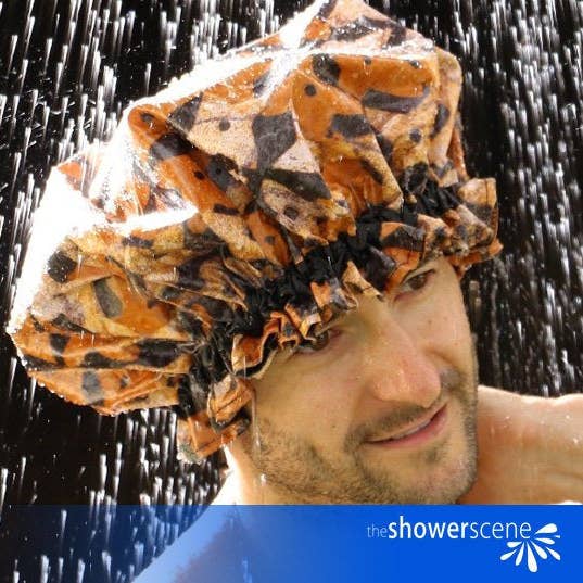 Leopard - Duschhaube HERREN & WOMEN für den Großhandel von The Shower Scene