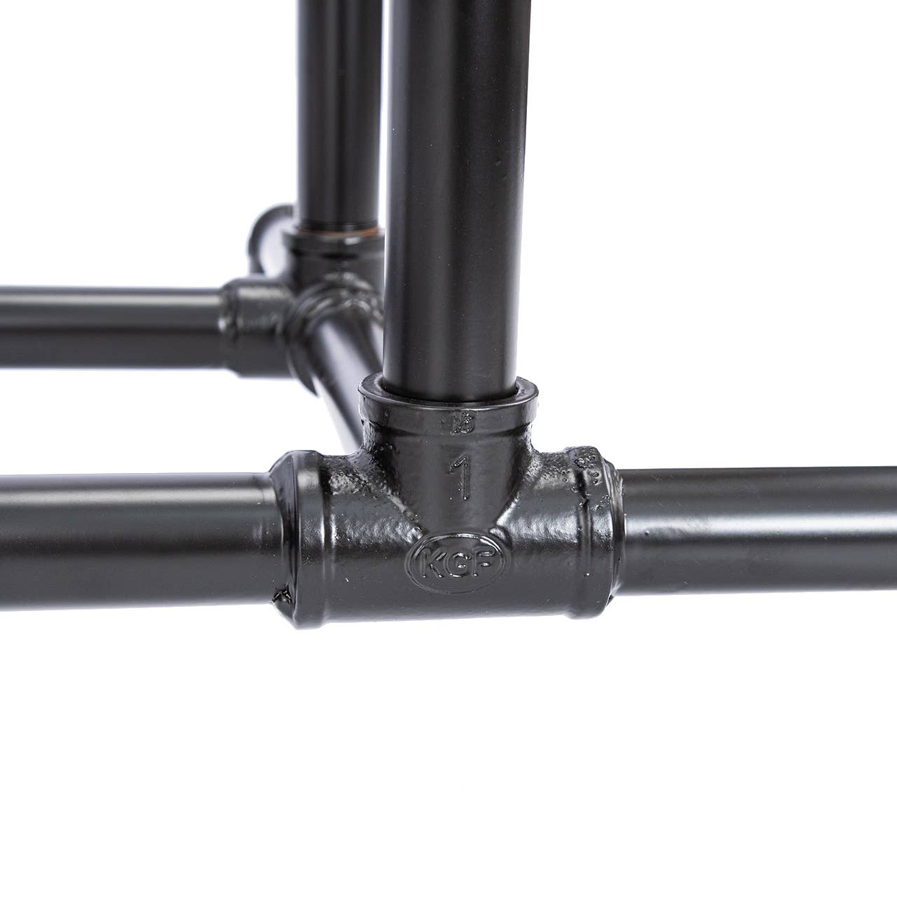 Store Supply Warehouse - Wholesale Retailer Display - Accessories - Boutique Pipe 4-Way Clothing Rack With Straight Arms8