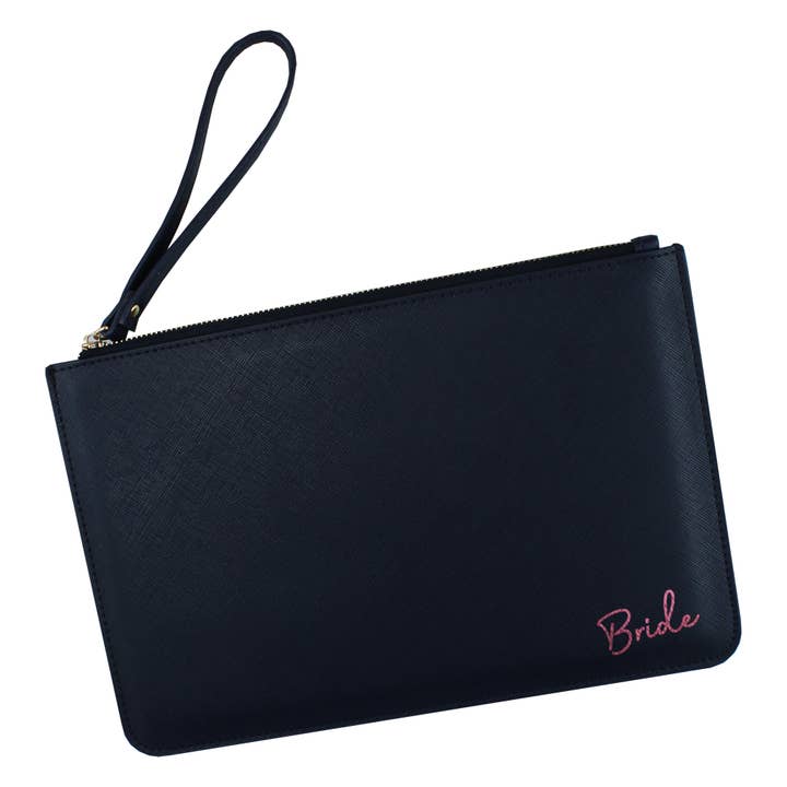 eBuyGB Craft Blanks - Wholesale Clutch Bag - Women's - Bride Clutch Bag Pouch Bridal Wedding Purse PU Leather3