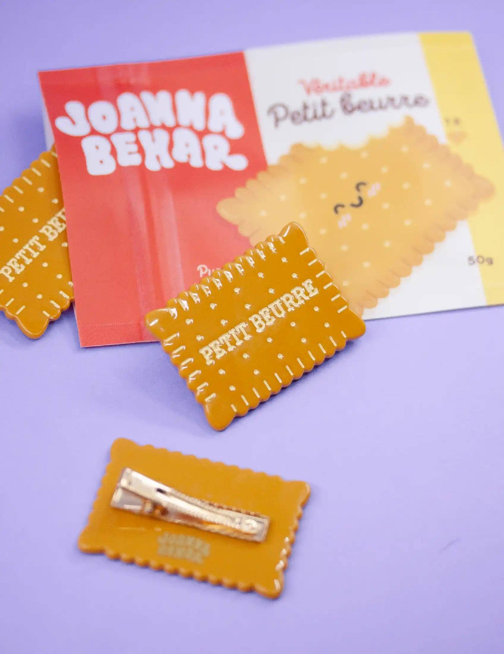 Joanna Behar - Wholesale Hair Clip - Women's - Petit Beurre french biscuit barrette alligator clip4