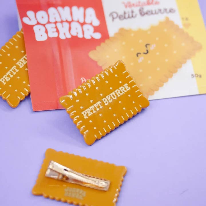 Joanna Behar - Wholesale Hair Clip - Women's - Petit Beurre french biscuit barrette alligator clip4